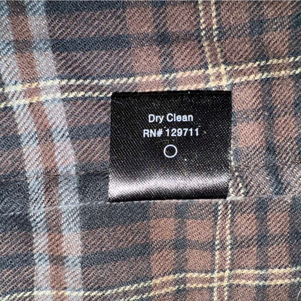 Jenni Kayne Classic Plaid Button Down Shirt - Black and Brown - Picture 9 of 9